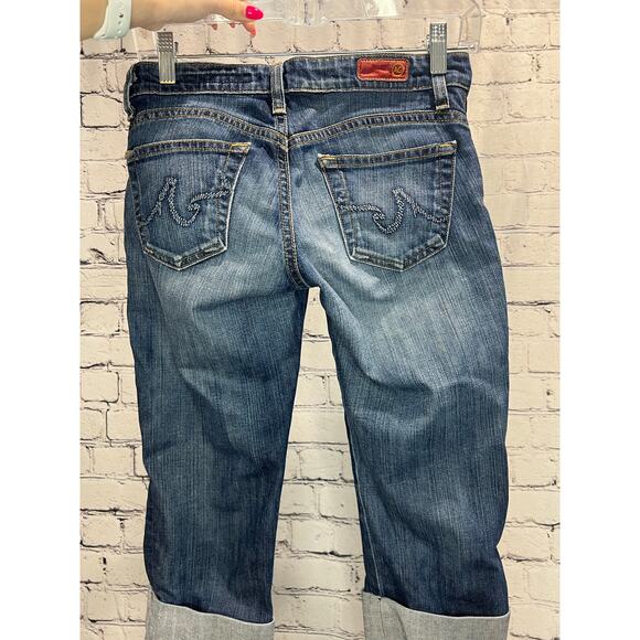 Adriano Goldschmied Stilt Roll-Up Capri Denim Jeans - Picture 4 of 5